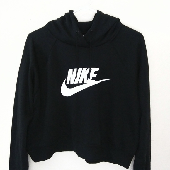 Nike cropped pullover drawstring hoodie Size XL - Picture 2 of 11